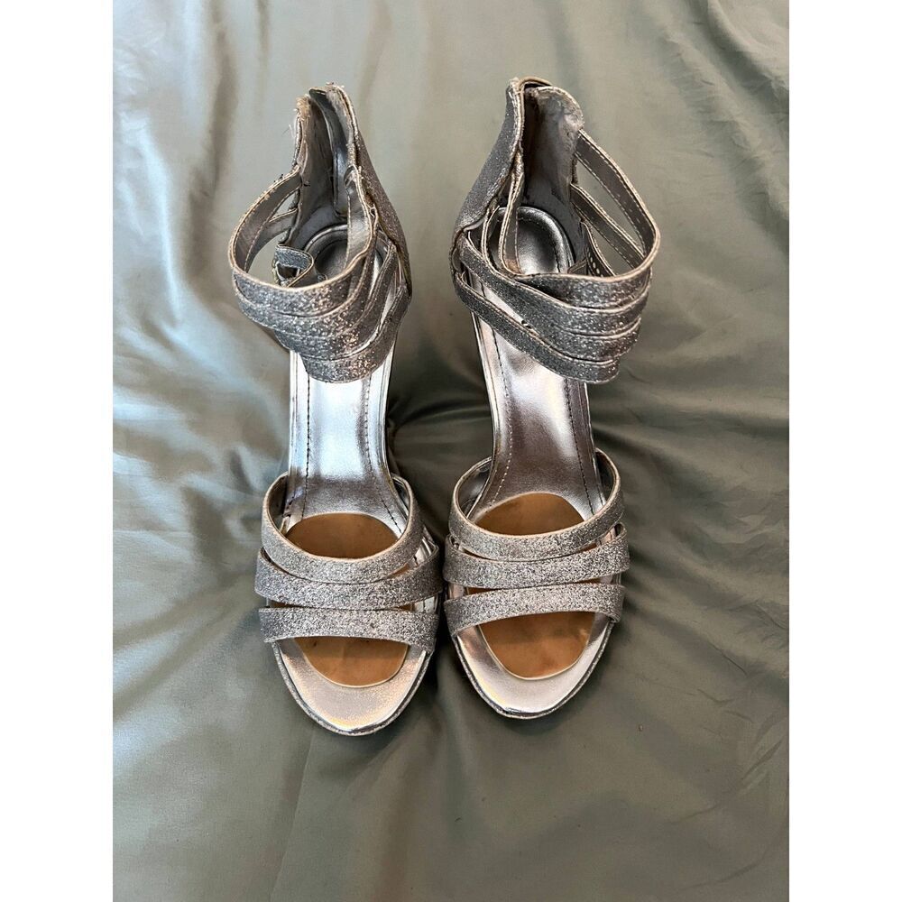 Unlisted brand Silver Strappy Heels
